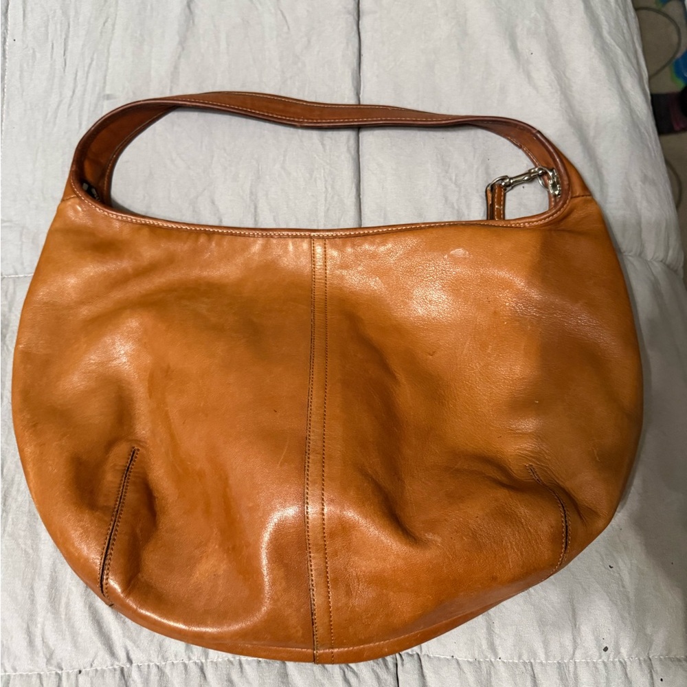 Vintage Coach Ergo Leather Hobo Bag